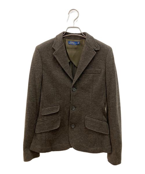 RALPH LAUREN（ラルフローレン）RALPH LAUREN (ラルフローレン) ウールジャケット グリーン×ブラウン サイズ:7号の古着・服飾アイテム