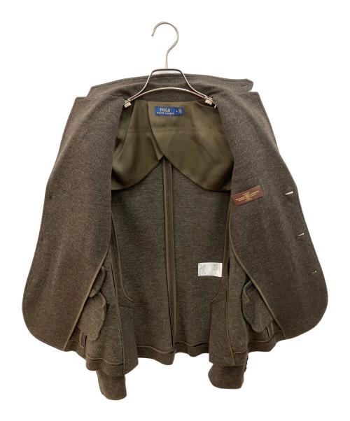RALPH LAUREN（ラルフローレン）RALPH LAUREN (ラルフローレン) ウールジャケット グリーン×ブラウン サイズ:7号の古着・服飾アイテム