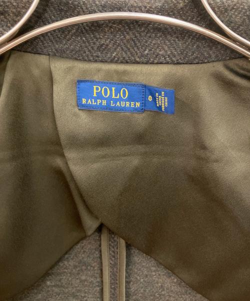 RALPH LAUREN（ラルフローレン）RALPH LAUREN (ラルフローレン) ウールジャケット グリーン×ブラウン サイズ:7号の古着・服飾アイテム