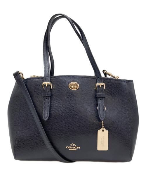 COACH（コーチ）COACH (コーチ) 2WAYバッグ ネイビーの古着・服飾アイテム