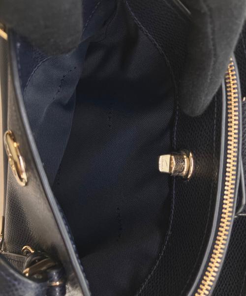 COACH（コーチ）COACH (コーチ) 2WAYバッグ ネイビーの古着・服飾アイテム