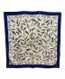 HERMES (エルメス) カレ90　PLUMES par Henri de Linares ブルー：18000円