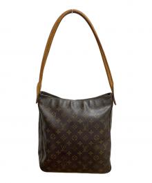 LOUIS VUITTON（ルイ ヴィトン）の古着「モノグラム　ルーピングGM ショルダーバッグ」｜ブラウン