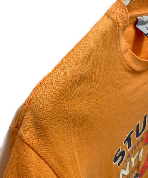 stussy（ステューシー）stussy (ステューシー) 半袖Tシャツ オレンジ サイズ:SIZE Mの古着・服飾アイテム