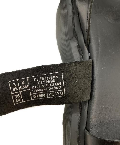 Dr.Martens（ドクターマーチン）Dr.Martens (ドクターマーチン) GRYPHON アンクルストラップサンダル ブラック サイズ:SIZE 22cmの古着・服飾アイテム