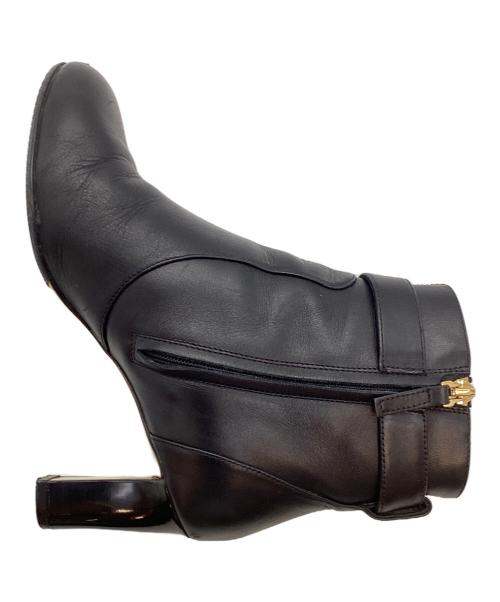 Salvatore Ferragamo（サルヴァトーレ フェラガモ）Salvatore Ferragamo (サルヴァトーレ フェラガモ) ショートブーツ ブラック サイズ:SIZE 22.5cmの古着・服飾アイテム