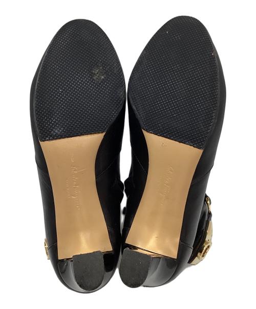 Salvatore Ferragamo（サルヴァトーレ フェラガモ）Salvatore Ferragamo (サルヴァトーレ フェラガモ) ショートブーツ ブラック サイズ:SIZE 22.5cmの古着・服飾アイテム