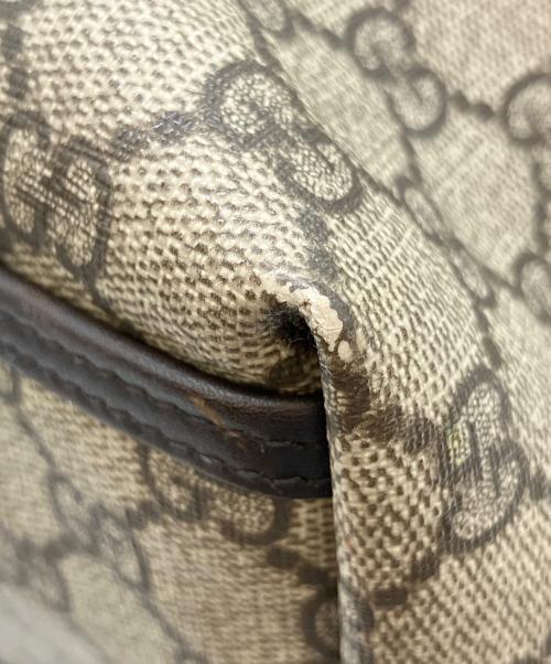 GUCCI（グッチ）GUCCI (グッチ) GG　トートバッグ ベージュ×ブラウンの古着・服飾アイテム