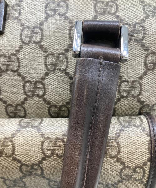 GUCCI（グッチ）GUCCI (グッチ) GG　トートバッグ ベージュ×ブラウンの古着・服飾アイテム