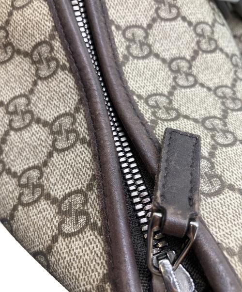 GUCCI（グッチ）GUCCI (グッチ) GG　トートバッグ ベージュ×ブラウンの古着・服飾アイテム