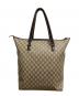 GUCCI (グッチ) GG　トートバッグ ベージュ×ブラウン：45000円