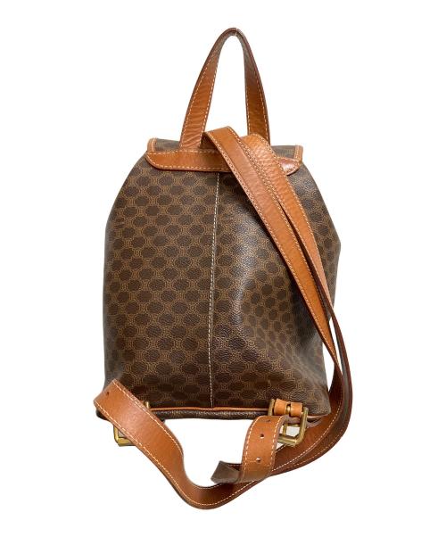 CELINE（セリーヌ）CELINE (セリーヌ) マカダム　リュック ブラウンの古着・服飾アイテム