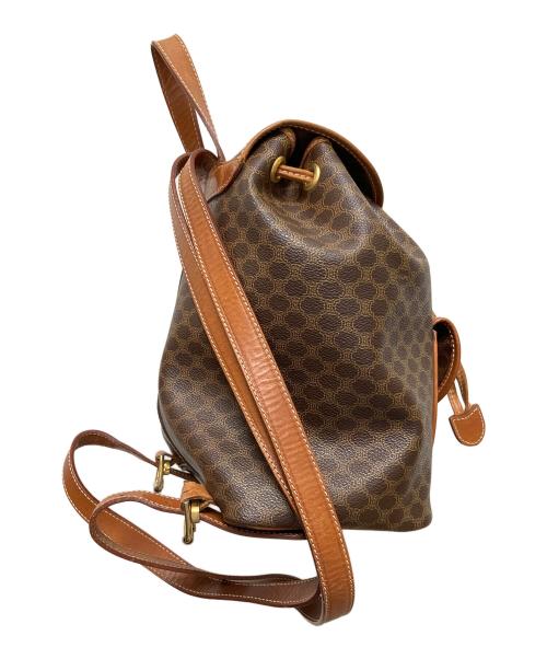 CELINE（セリーヌ）CELINE (セリーヌ) マカダム　リュック ブラウンの古着・服飾アイテム