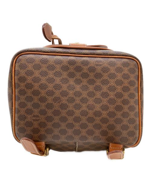 CELINE（セリーヌ）CELINE (セリーヌ) マカダム　リュック ブラウンの古着・服飾アイテム