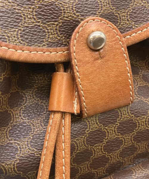 CELINE（セリーヌ）CELINE (セリーヌ) マカダム　リュック ブラウンの古着・服飾アイテム