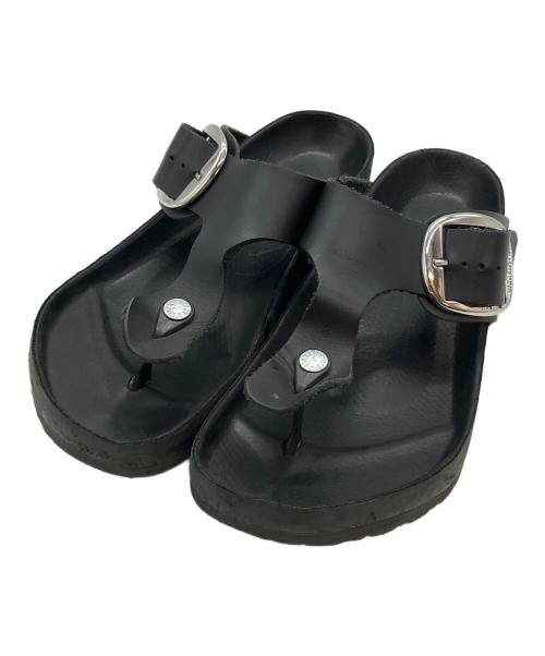 BIRKENSTOCK（ビルケンシュトック）BIRKENSTOCK (ビルケンシュトック) UNITED ARROWS (ユナイテッドアローズ) Gizeh ビックバックル サンダル ブラック サイズ:SIZE 26.5cmの古着・服飾アイテム
