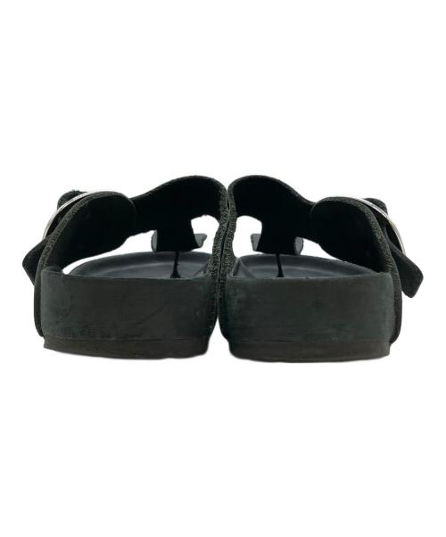 BIRKENSTOCK（ビルケンシュトック）BIRKENSTOCK (ビルケンシュトック) UNITED ARROWS (ユナイテッドアローズ) Gizeh ビックバックル サンダル ブラック サイズ:SIZE 26.5cmの古着・服飾アイテム