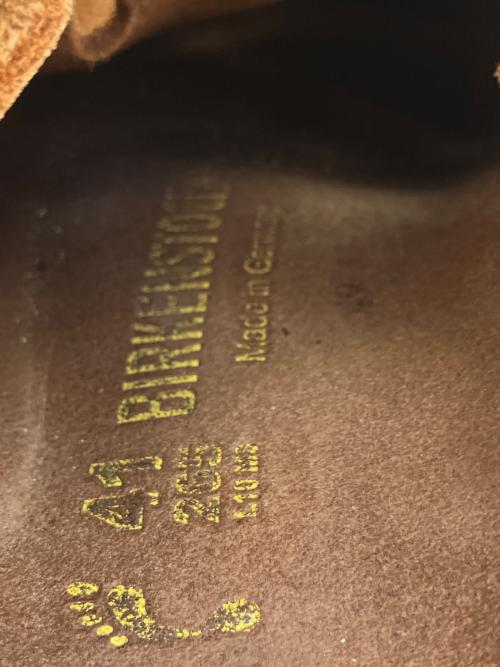 BIRKENSTOCK（ビルケンシュトック）BIRKENSTOCK (ビルケンシュトック) スウェードサンダル ブラウン サイズ:SIZE 26.5cmの古着・服飾アイテム