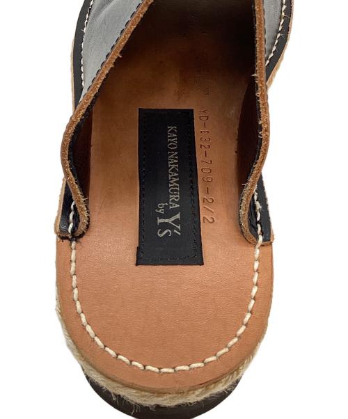 Y's（ワイズ）Y's (ワイズ) LEATHER SANDALS サンダル ブラック×ブラウン サイズ:不明の古着・服飾アイテム