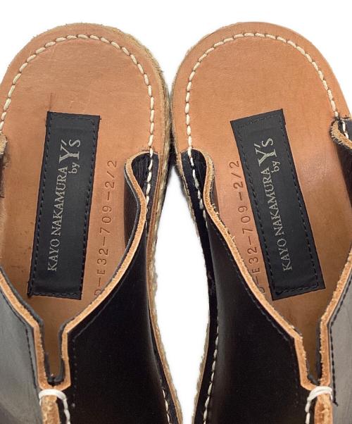 Y's（ワイズ）Y's (ワイズ) LEATHER SANDALS サンダル ブラック×ブラウン サイズ:不明の古着・服飾アイテム