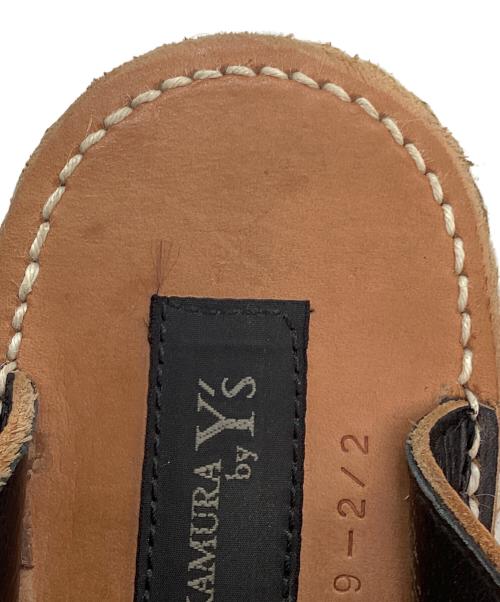 Y's（ワイズ）Y's (ワイズ) LEATHER SANDALS サンダル ブラック×ブラウン サイズ:不明の古着・服飾アイテム