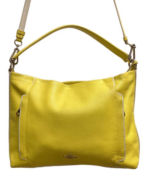 COACH（コーチ）COACH (コーチ) スカウト ホーボー　2WAYバッグ イエローの古着・服飾アイテム