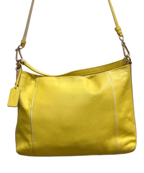 COACH（コーチ）COACH (コーチ) スカウト ホーボー　2WAYバッグ イエローの古着・服飾アイテム