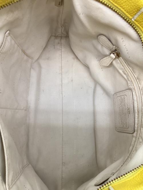 COACH（コーチ）COACH (コーチ) スカウト ホーボー　2WAYバッグ イエローの古着・服飾アイテム