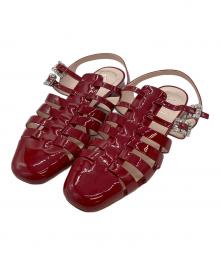 Roger Vivier（ロジェ ヴィヴィエ）の古着「トレ ヴィヴィエ グルカサンダル」｜レッド