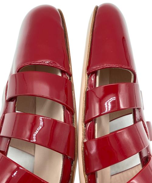 Roger Vivier（ロジェ ヴィヴィエ）Roger Vivier (ロジェ ヴィヴィエ) トレ ヴィヴィエ グルカサンダル レッド サイズ:SIZE 40の古着・服飾アイテム