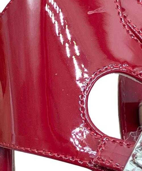 Roger Vivier（ロジェ ヴィヴィエ）Roger Vivier (ロジェ ヴィヴィエ) トレ ヴィヴィエ グルカサンダル レッド サイズ:SIZE 40の古着・服飾アイテム