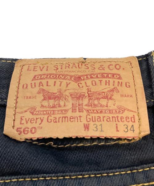 LEVI'S（リーバイス）LEVI'S (リーバイス) 560 デニムパンツ ブラック サイズ:SIZE 78.5cm (W31)の古着・服飾アイテム