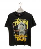 stussyステューシー）の古着「Totem Warrior Tee 半袖カットソー」｜ブラック