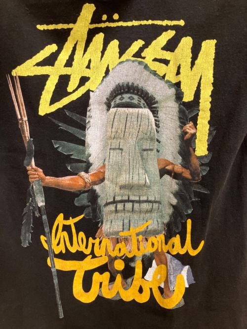 stussy（ステューシー）stussy (ステューシー) Totem Warrior Tee 半袖カットソー ブラック サイズ:SIZE Mの古着・服飾アイテム