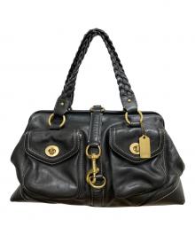 COACH（コーチ）の古着「レガシー　ハンドバッグ」｜ブラック