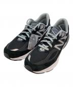 NEW BALANCEニューバランス）の古着「M990BK6 ローカットスニーカー」｜ブラック×グレー