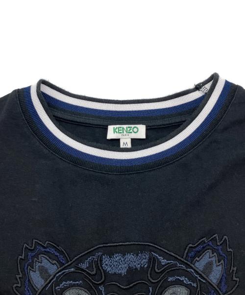 KENZO（ケンゾー）KENZO (ケンゾー) タイガー刺繍 半袖カットソー ブラック サイズ:SIZE Mの古着・服飾アイテム