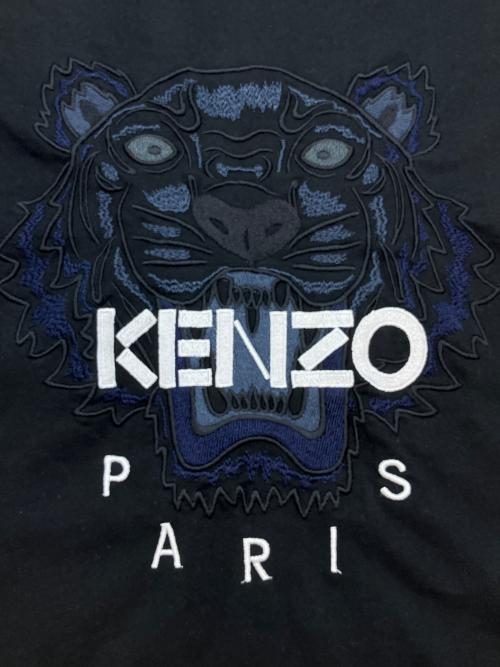 KENZO（ケンゾー）KENZO (ケンゾー) タイガー刺繍 半袖カットソー ブラック サイズ:SIZE Mの古着・服飾アイテム