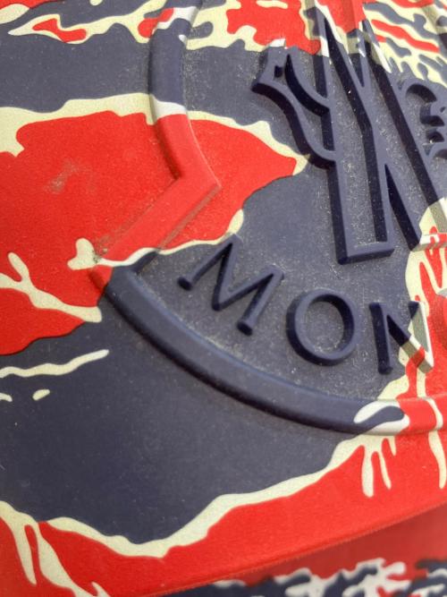 MONCLER（モンクレール）MONCLER (モンクレール) BASILE スライドサンダル ネイビー×レッド サイズ:SIZE 26cmの古着・服飾アイテム