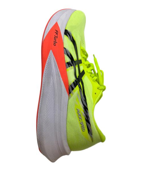 asics（アシックス）asics (アシックス) MAGIC SPEED 4 ランニングシューズ イエロー サイズ:	SIZE 29cmの古着・服飾アイテム