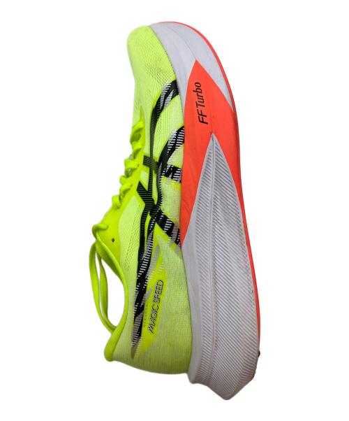 asics（アシックス）asics (アシックス) MAGIC SPEED 4 ランニングシューズ イエロー サイズ:	SIZE 29cmの古着・服飾アイテム