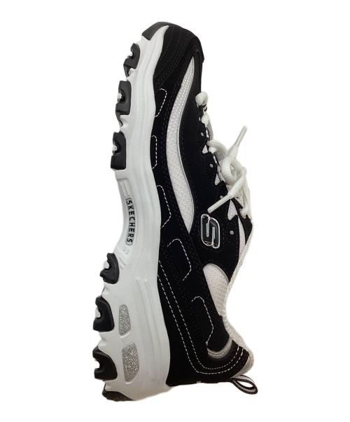 SKECHERS（スケッチャーズ）SKECHERS (スケッチャーズ) ディーライツ ビッゲスト ファン ローカットスニーカー ブラック×ホワイト サイズ:SIZE 25cmの古着・服飾アイテム