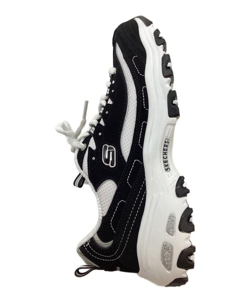 SKECHERS（スケッチャーズ）SKECHERS (スケッチャーズ) ディーライツ ビッゲスト ファン ローカットスニーカー ブラック×ホワイト サイズ:SIZE 25cmの古着・服飾アイテム