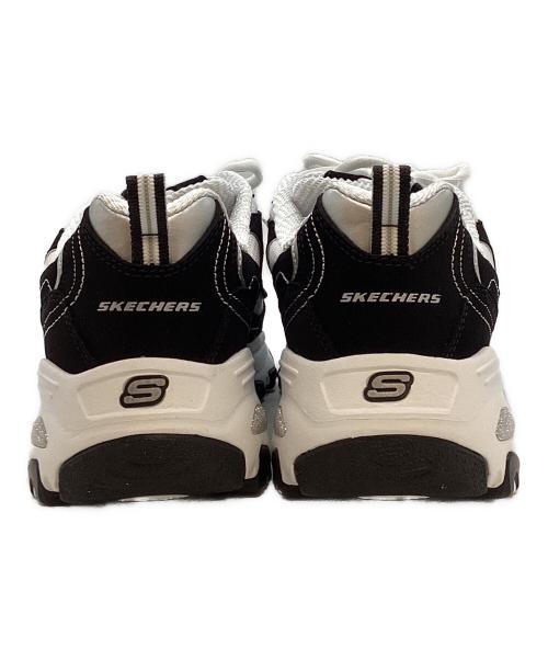 SKECHERS（スケッチャーズ）SKECHERS (スケッチャーズ) ディーライツ ビッゲスト ファン ローカットスニーカー ブラック×ホワイト サイズ:SIZE 25cmの古着・服飾アイテム