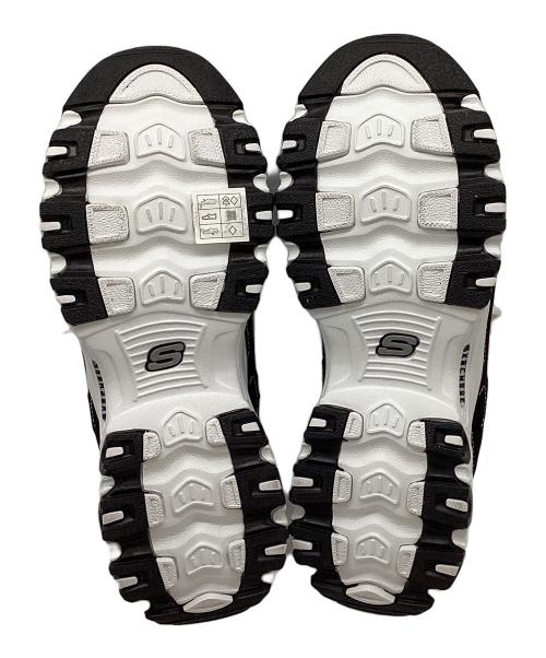 SKECHERS（スケッチャーズ）SKECHERS (スケッチャーズ) ディーライツ ビッゲスト ファン ローカットスニーカー ブラック×ホワイト サイズ:SIZE 25cmの古着・服飾アイテム
