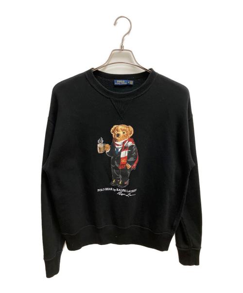 POLO RALPH LAUREN（ポロ・ラルフローレン）POLO RALPH LAUREN (ポロ・ラルフローレン) ポロベア スウェット ブラック サイズ:SIZE Mの古着・服飾アイテム