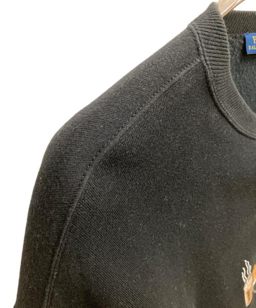 POLO RALPH LAUREN（ポロ・ラルフローレン）POLO RALPH LAUREN (ポロ・ラルフローレン) ポロベア スウェット ブラック サイズ:SIZE Mの古着・服飾アイテム