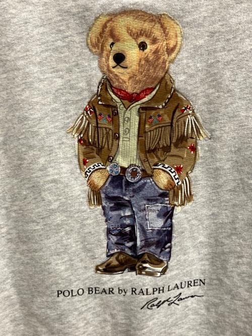 POLO RALPH LAUREN（ポロ・ラルフローレン）POLO RALPH LAUREN (ポロ・ラルフローレン) ポロベア　スウェット グレー サイズ:SIZE Mの古着・服飾アイテム