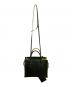 BALENCIAGA (バレンシアガ) ペーパーミニ 2WAYバッグ ダークグリーン×イエロー：75000円