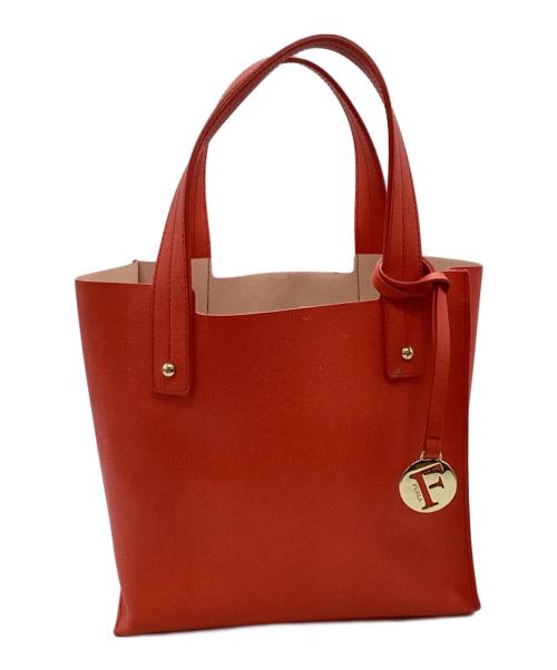 FURLA（フルラ）FURLA (フルラ) ハンドバッグ オレンジの古着・服飾アイテム